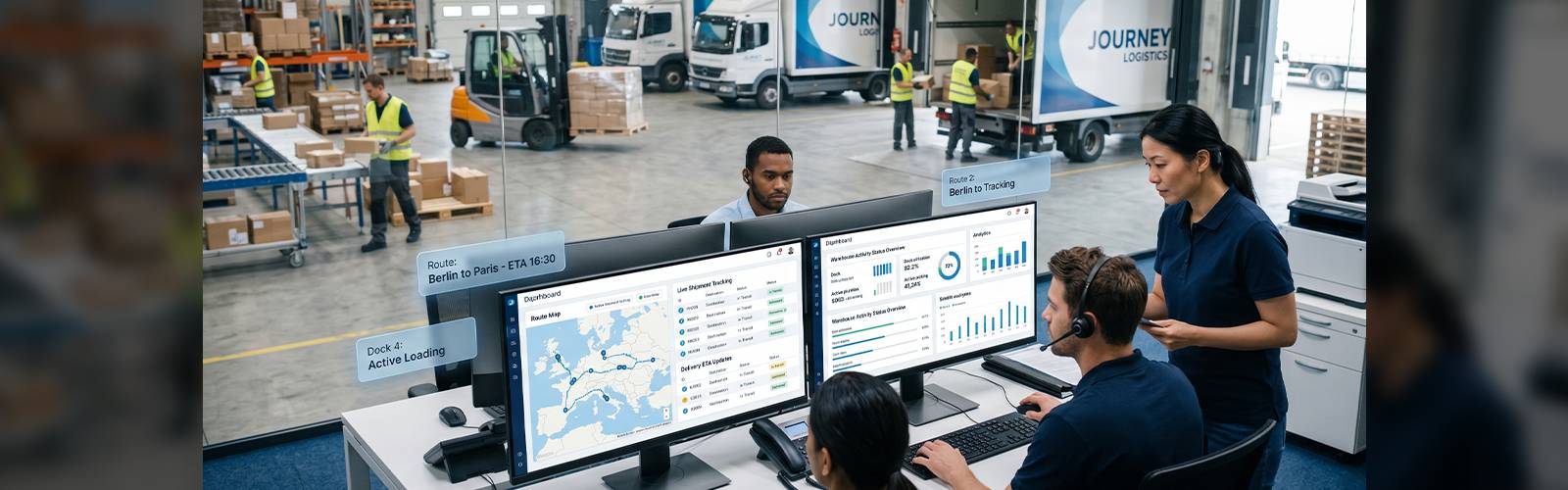Three Smart Logistics Journeys Built for a Volatile World with logistics management