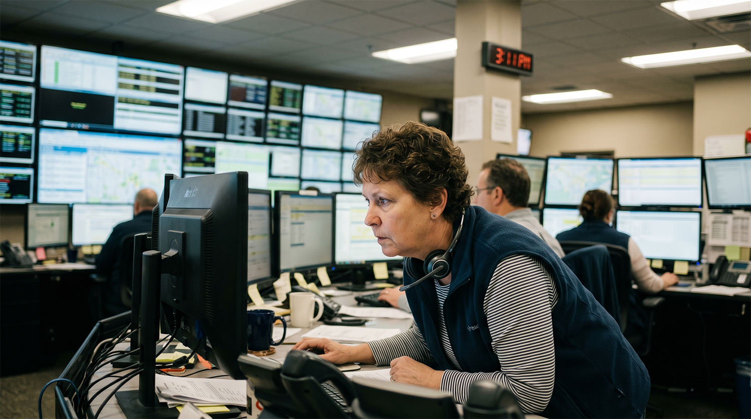 3:11 PM: "The Operations Team Is Watching Hundreds of Deliveries Like Me."