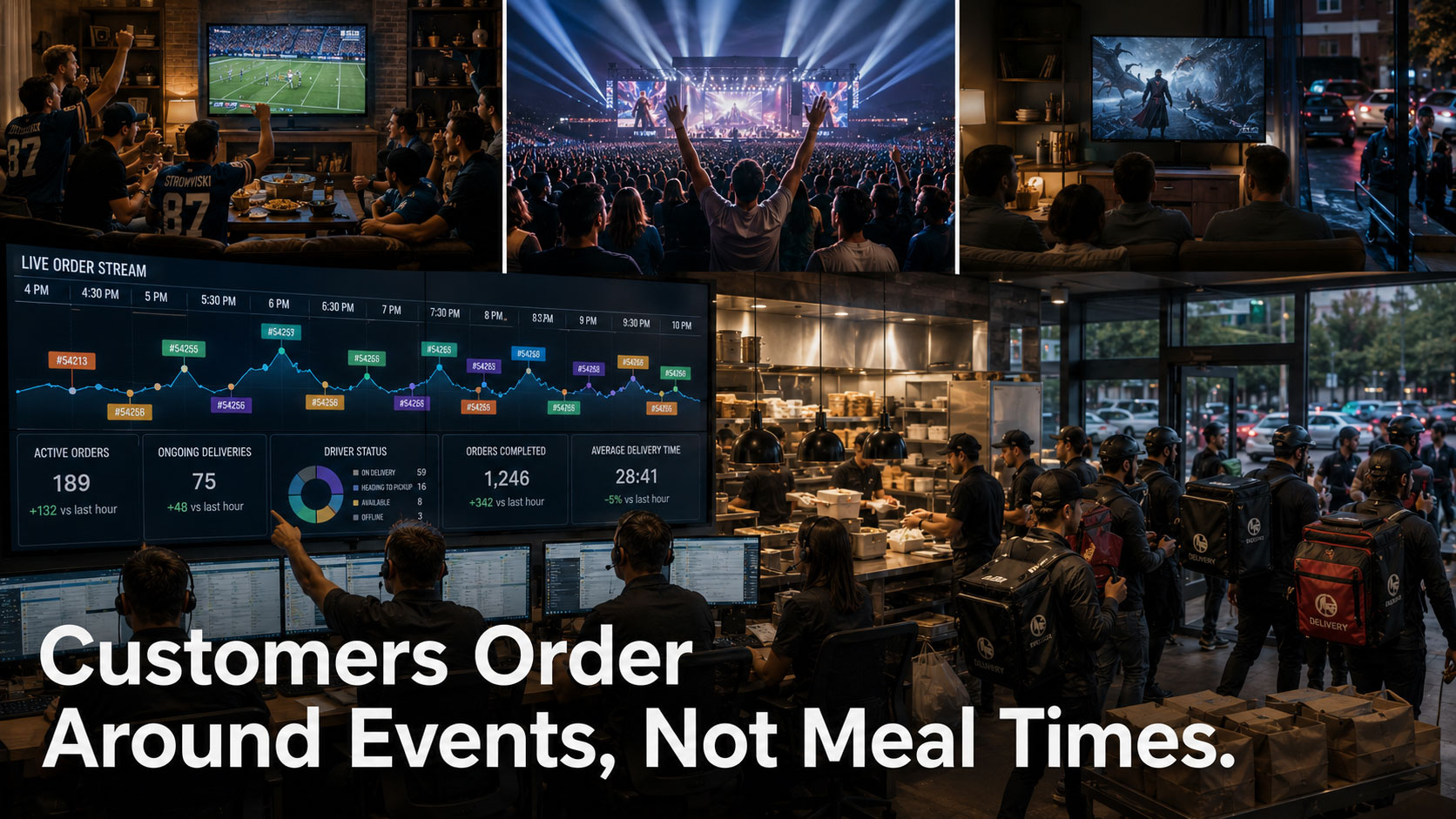 Dinner Is No Longer About Dinner, - Game Night, Streaming Night, Concert Night