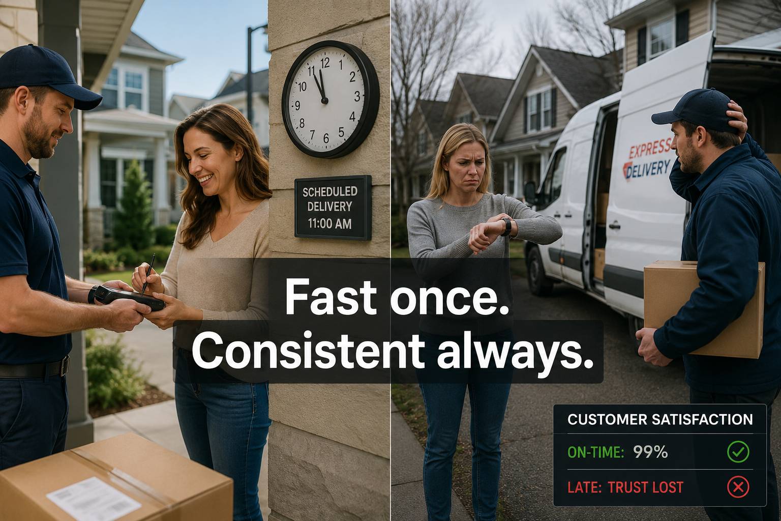 Consistency Wins More Customers Than Speed