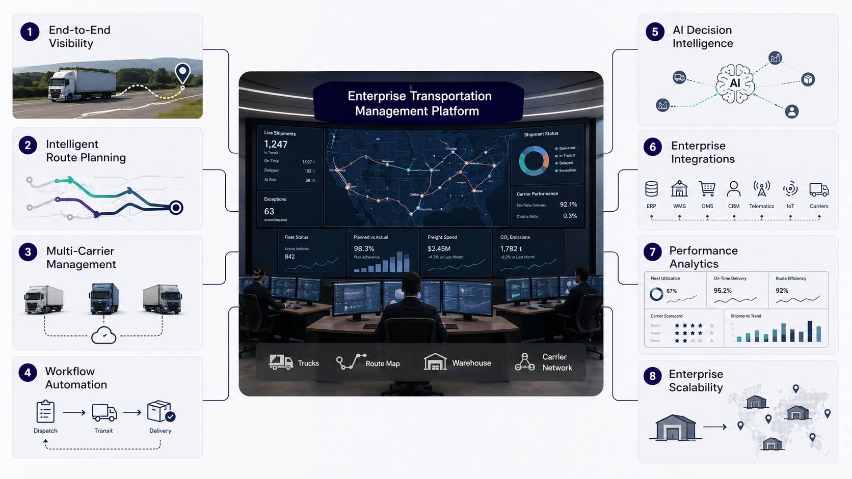 Core Capabilities That Define an Enterprise-Ready TMS