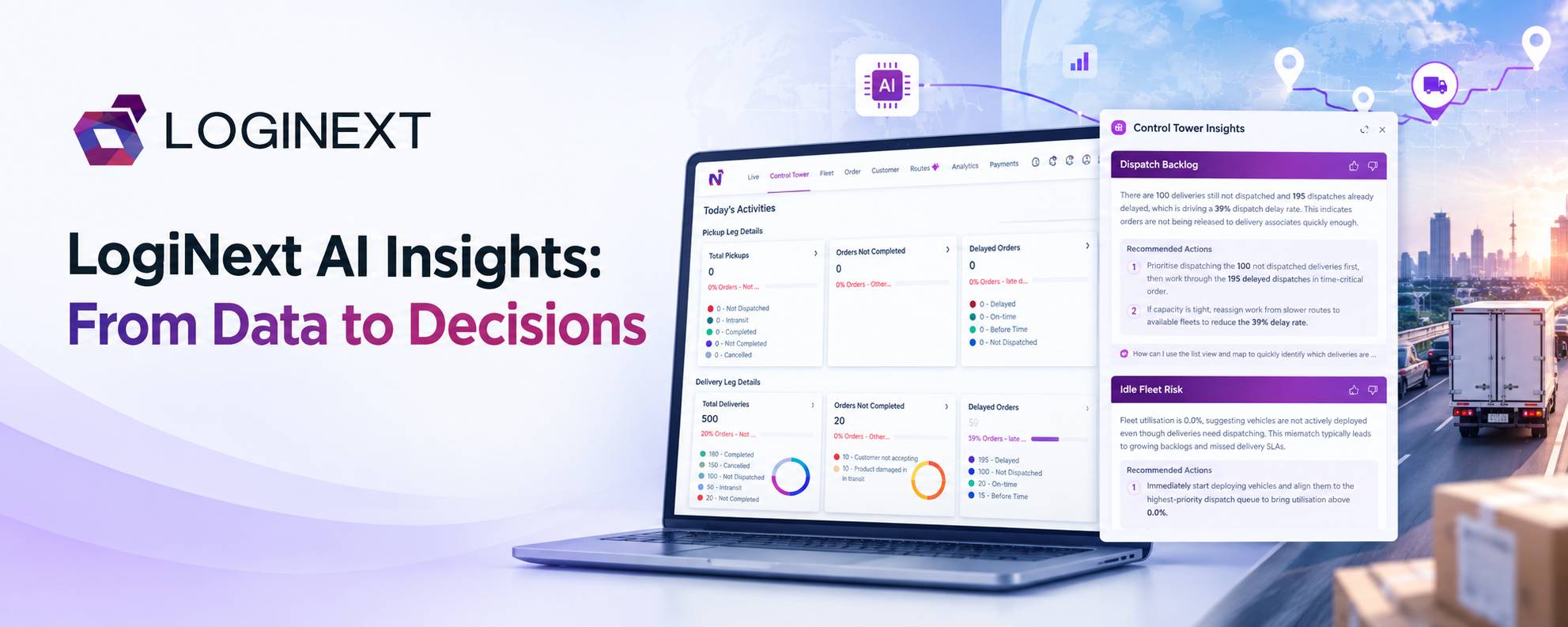 LogiNext AI Insights: From Data to Decisions